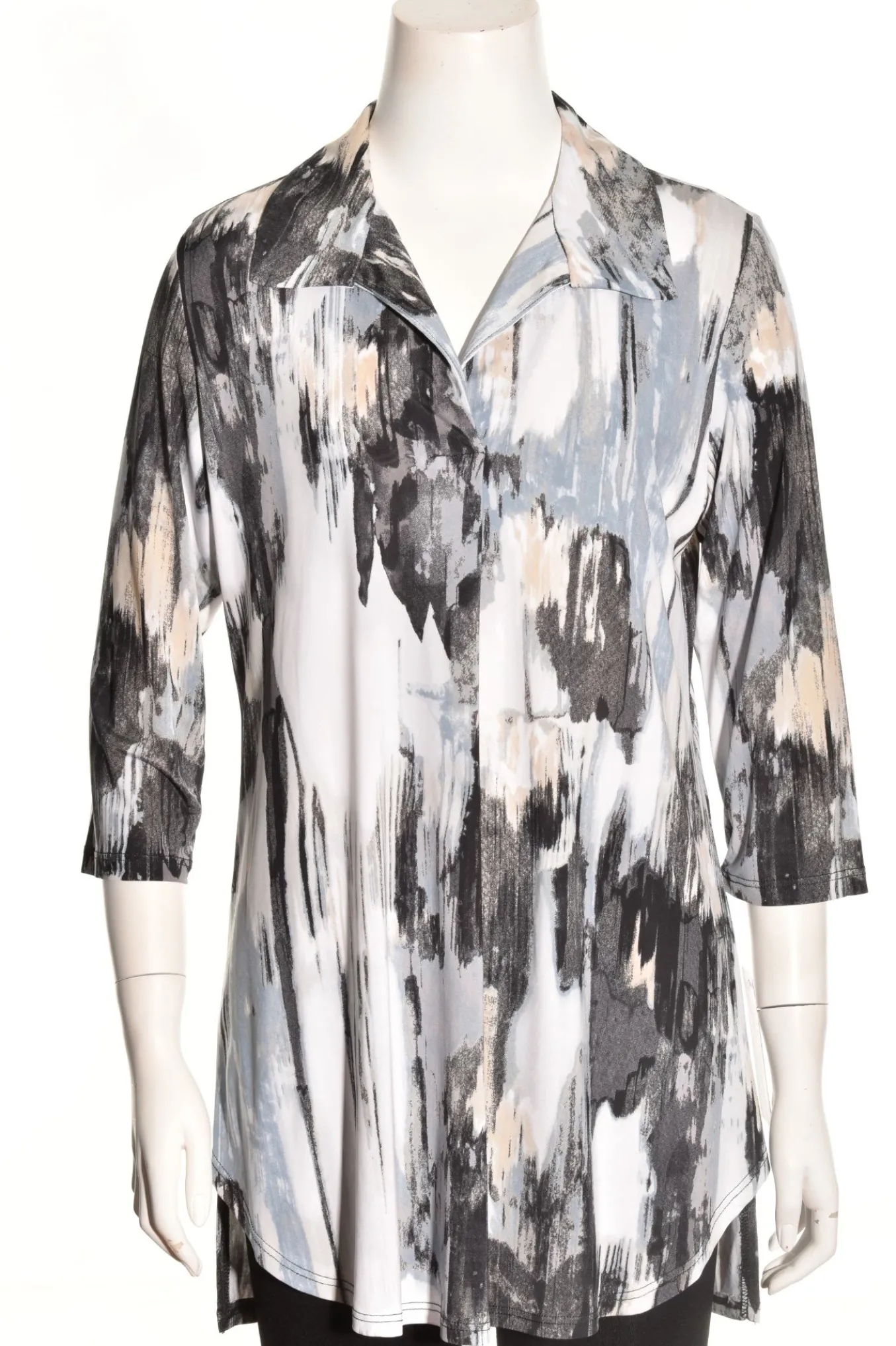 Caribe. Collar Highlow Tunic.