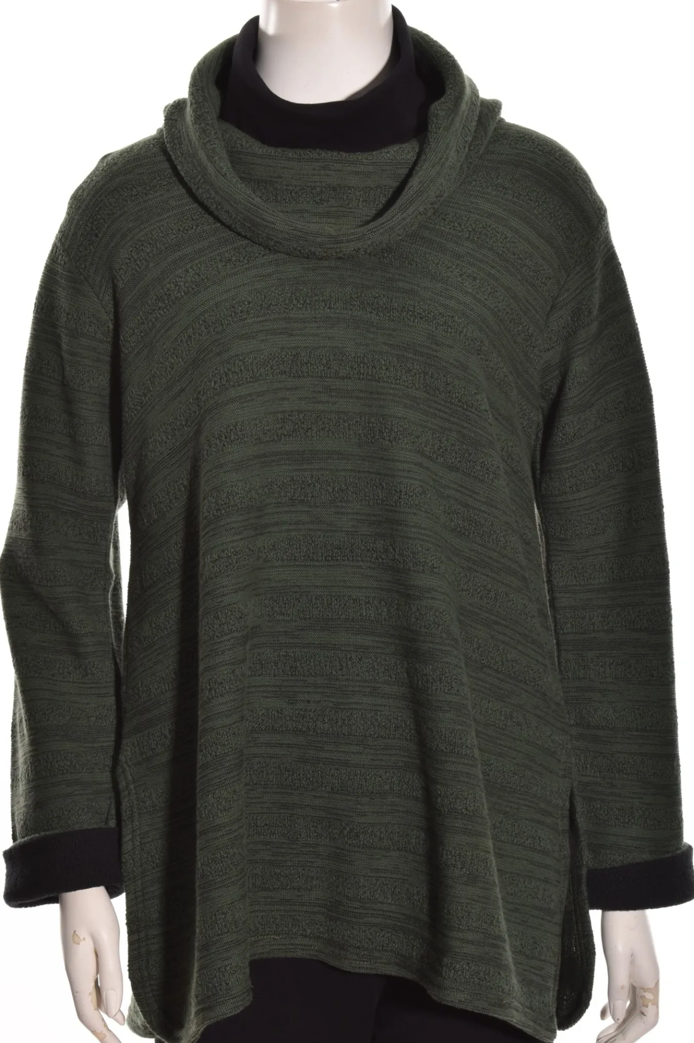 Margaret Winters. Cowl Neck Sweater.