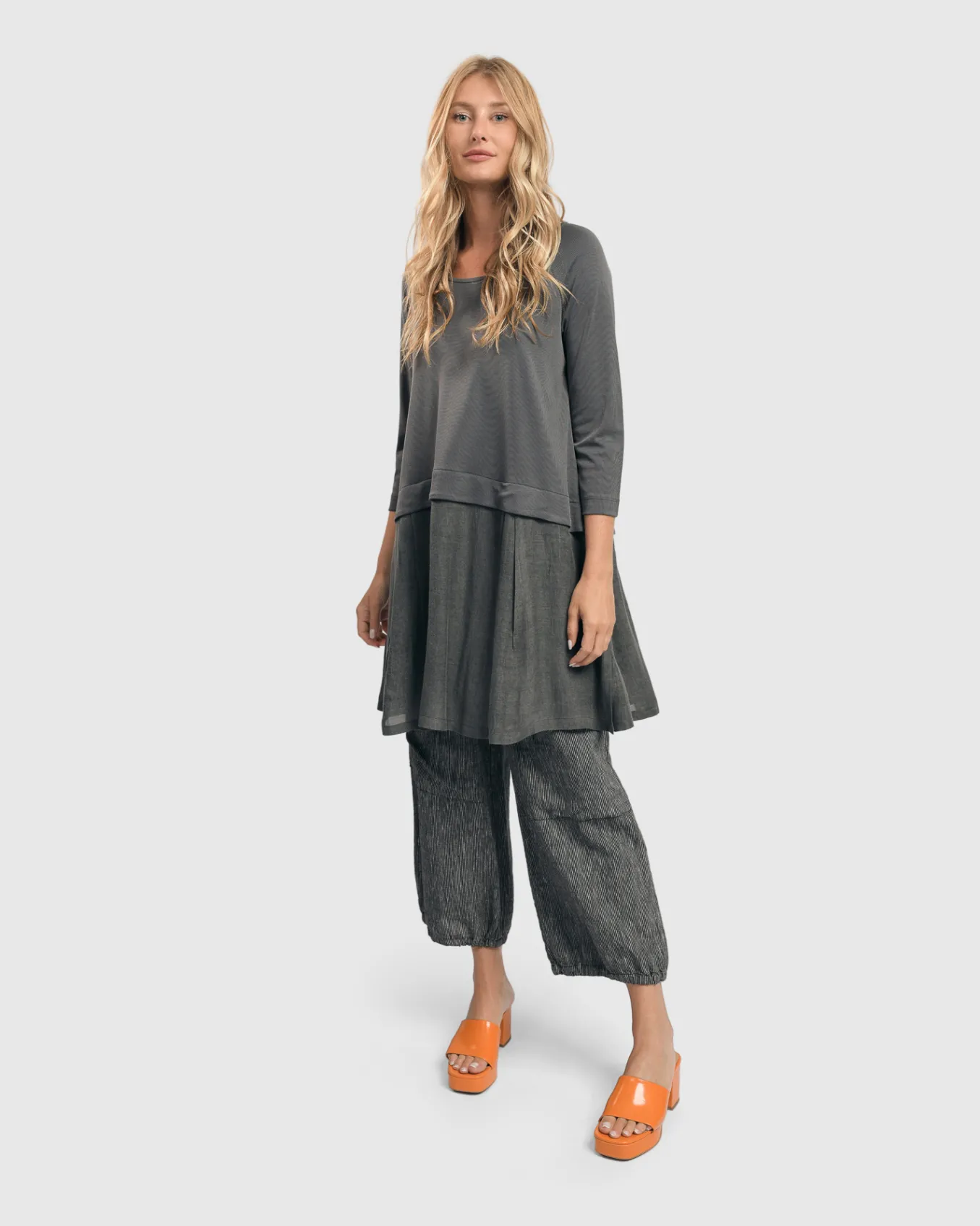 Alembika. Drop Waist Inset Tunic.