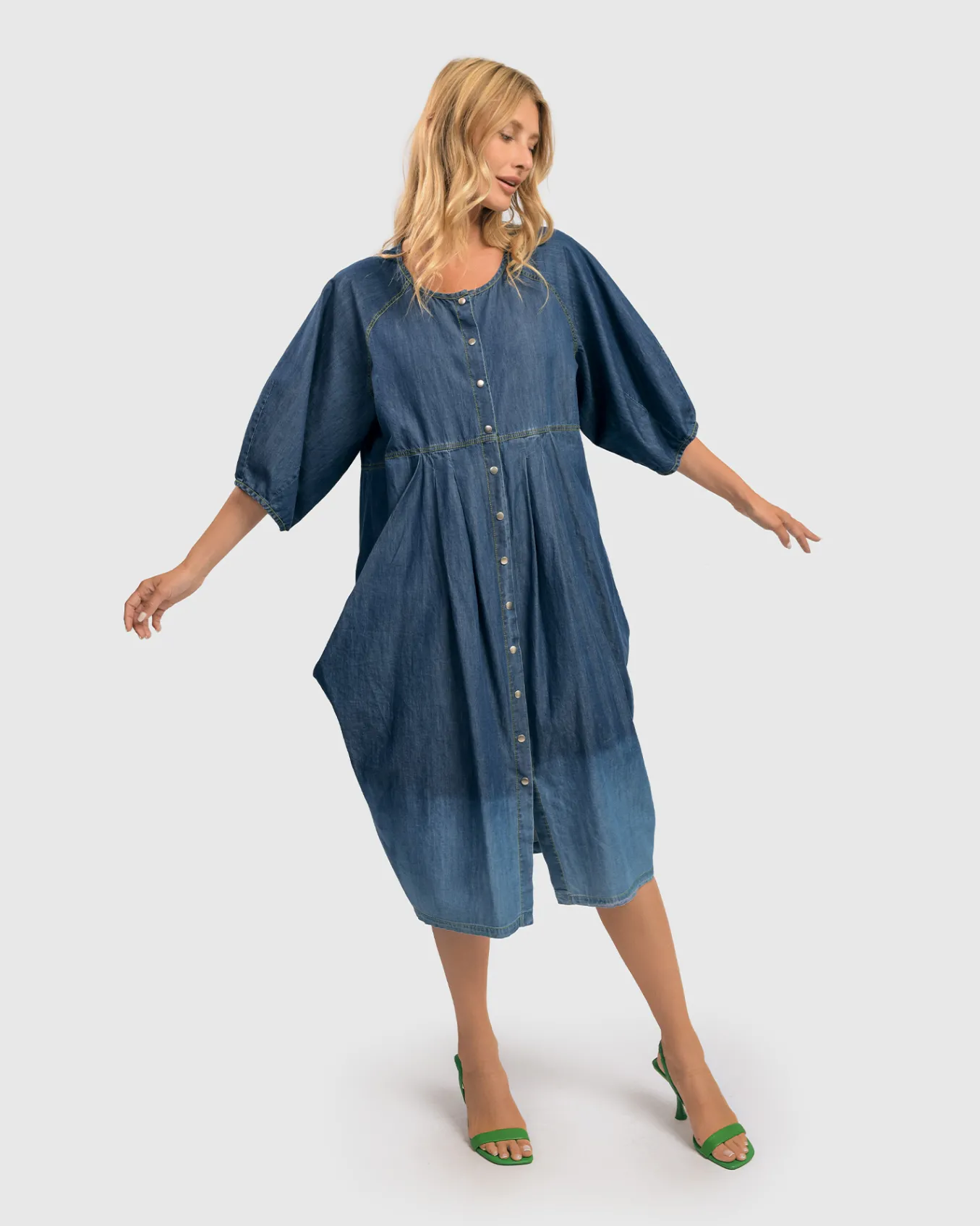 Alembika. Empire Waist Dress.